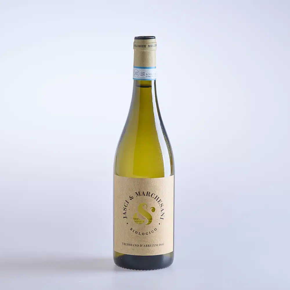 Foto zeigt bild von Trebbiano D' Abruzzo Weisswein.