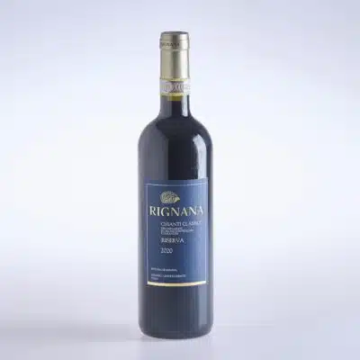 Eine Flasche Wein Sangiovese Bianco Toskana IGT