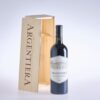 Weinflasche mit Geschenkbox aus Holz Argentiera Bolgheri DOC Superiore