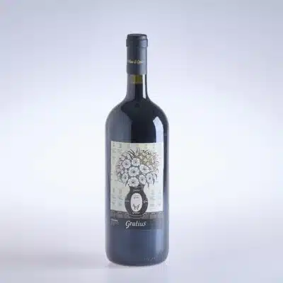 Eine Flasche Wein Gratius Toskana IGT