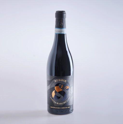 Eine Flasche Wein Rudhir Montepulciano D´Abruzzo DOC