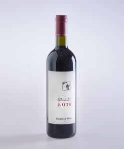 Eine Flasche Wein Rute Bolgheri Rosso