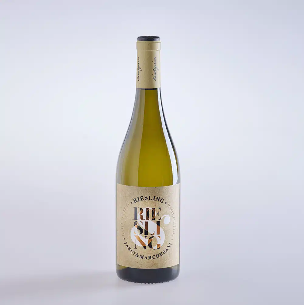 Eine Flasche Wein Riesling Histonium IGT