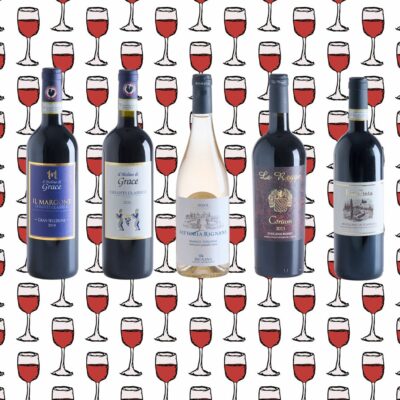 Italienische Weine, Sangiovese: Il Margone, Chianti Classico, Sangiovese Bianco, Corium und Tinte Finta